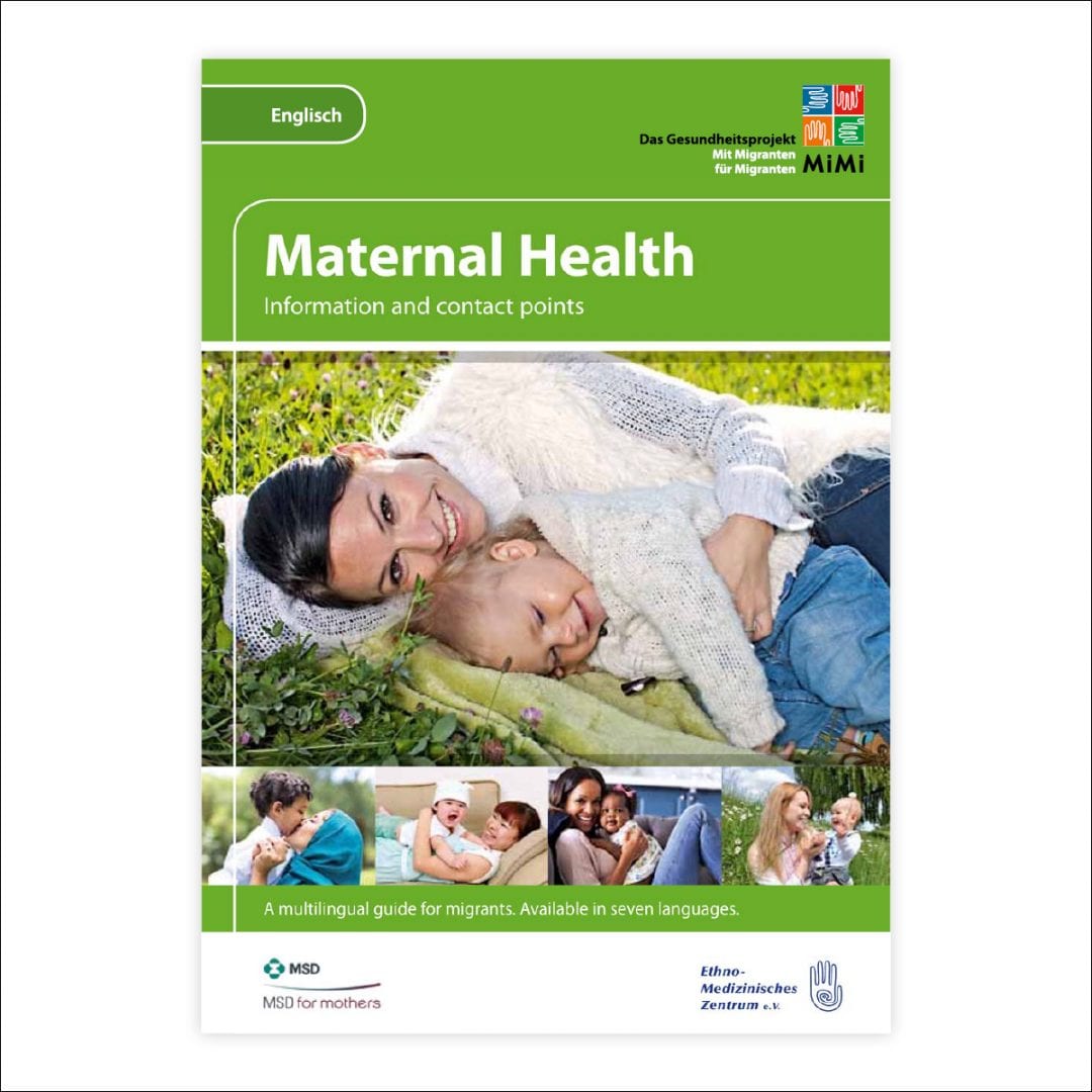 Wegweiser Müttergesundheit in englischer Sprache