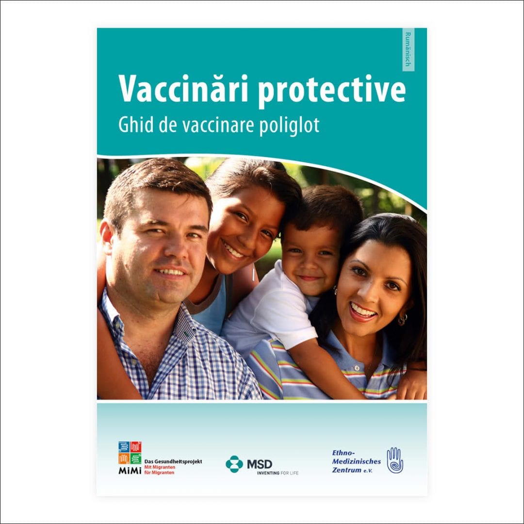 Wegweiser Schutzimpfungen in Rumänisch